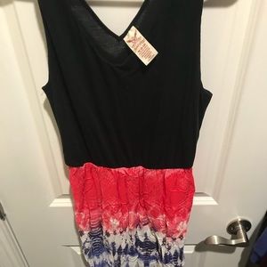 Maxi Dress Slit to the Knee on both sides, NWOT